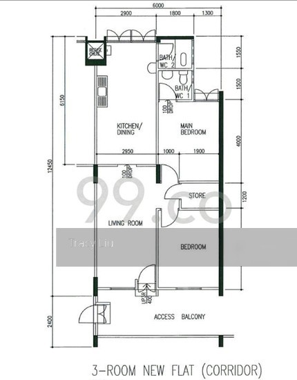 Blk 602 Clementi West Street 1 (Clementi), HDB 3 Rooms #188024962